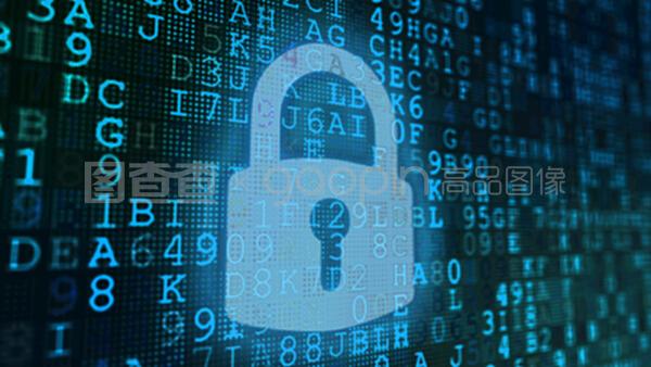 密碼與藍色符號鎖定屏幕 網絡與信息安全軟件開發(fā)的關鍵要素